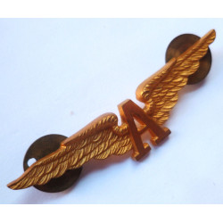 WWI Royal Naval Air Service Attached Officer’s RNAS “A” Cuff Wing - British Military Insignia