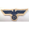 WW2 German Kriegsmarine Sailor’s White Shirt Breast Eagle - Third Reich Insignia