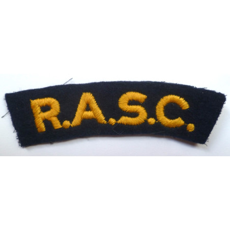 Royal Army Service Corps Cloth Shoulder Titles - British Military Insignia