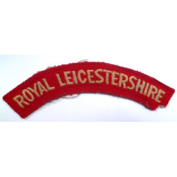 Royal Leicestershire Regiment Shoulder Title - British Military Insignia