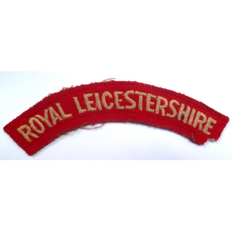 Royal Leicestershire Regiment Shoulder Title - British Military Insignia