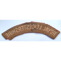 Royal Leicestershire Regiment Shoulder Title - British Military Insignia