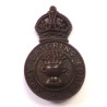 WW2 Catering Corps Plastic Economy Cap Badge - British Military Insignia