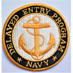 United States Navy Delayed Entry Program Cloth Patch Badge USN