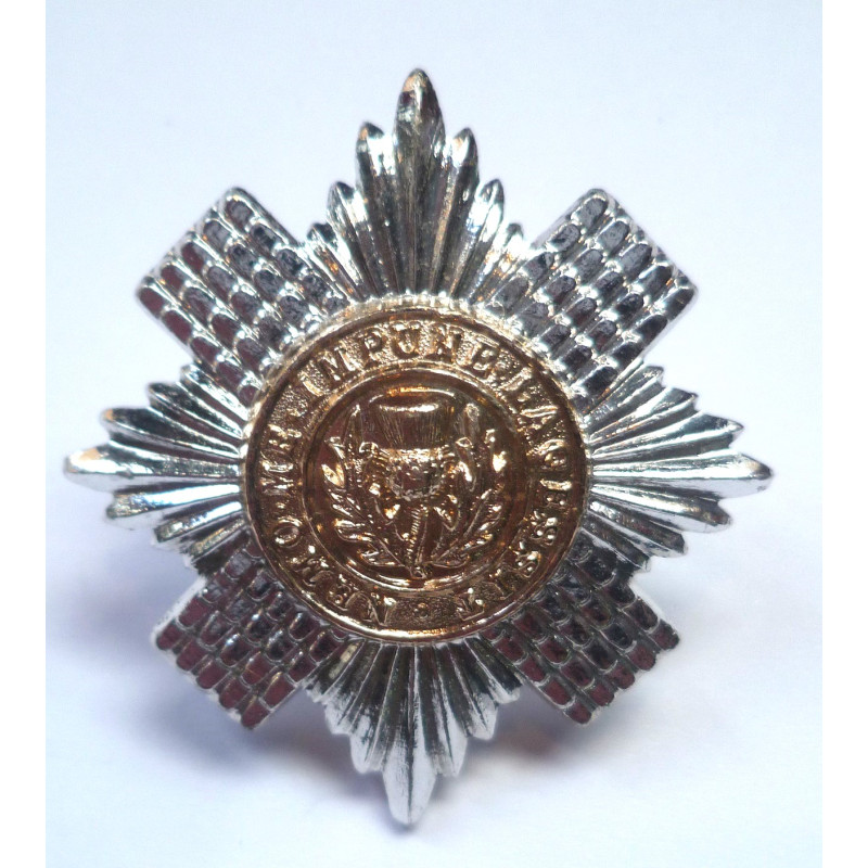Scots Guards Staybrite Cap Badge - British Military Insignia