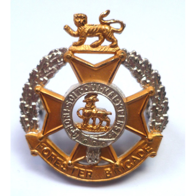 Forester Brigade Officer's Cap Badge - British Military Insignia