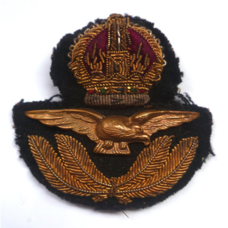 WW2 RAF Officers Cap Badge -Royal Air Force - British Military Insignia