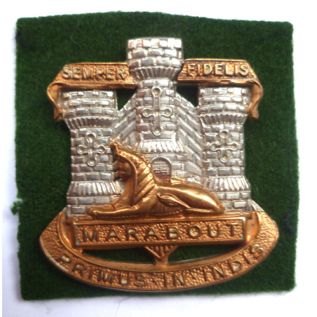 Devonshire & Dorset Regiment Cap Badge - British Military Insignia