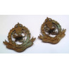 Pair WW2 Royal Military Police Collar Dogs/Badges -RMP - British Military Insignia