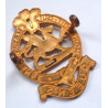 The Queen's Regiment Bi-Metal Cap Badge - British Military Insignia
