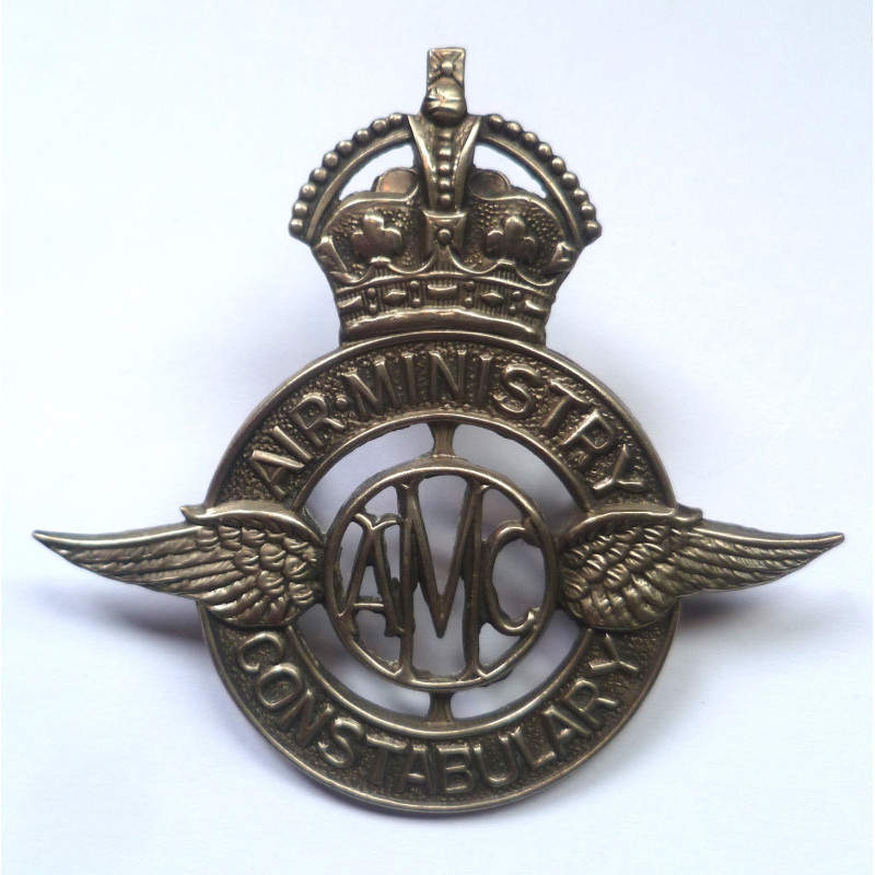 Air Ministry Constabulary Cap Badge - British Military Insignia