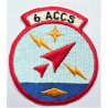 United States 6th ACCS Airborne Command and Control Squadron Cloth Patch Badge USAF
