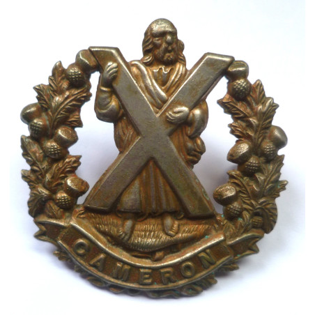 WW2 Queen's Own Cameroon Highlanders Cap/Glengarry Badge - British Military Insignia