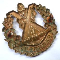 WW2 Queen's Own Cameroon Highlanders Cap/Glengarry Badge - British Military Insignia