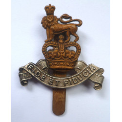 Royal Army Pay Corps Cap Badge - Queen's Crown RAPC - British Military Insignia