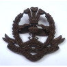 WW2 Middlesex Regiment Officer's Bronze Cap Badge - British Military Insignia