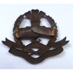 WW2 Middlesex Regiment Officer's Bronze Cap Badge - British Military Insignia