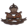 WW2 South Staffordshire Regiment Officer's Bronze Cap Badge - British Military Insignia