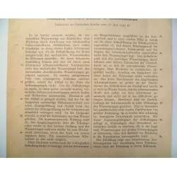 German Patent from 1937 issued by the Reichspatentamt - Third Reich Insignia