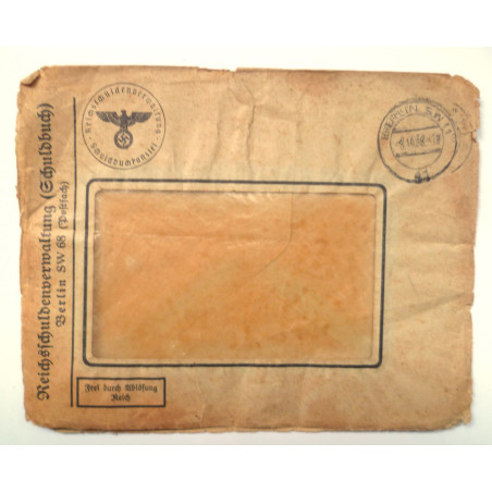 German Mailing Envelope 1940 - Third Reich Insignia