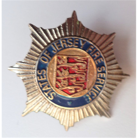 States Of Jersey Fire Service Lapel Badge