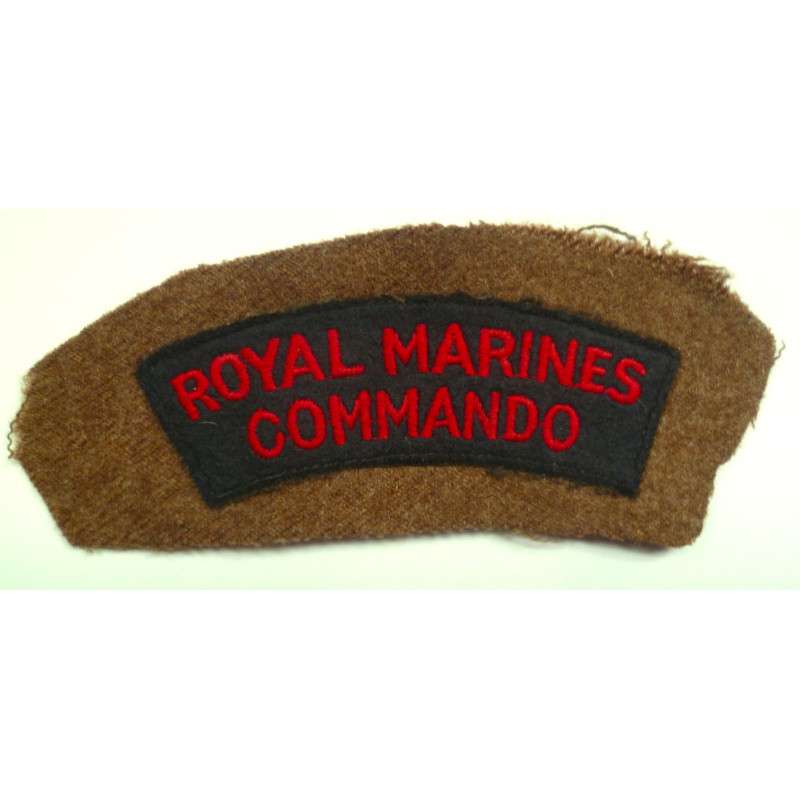 Royal Marines Commando Cloth Shoulder Title - British Military Insignia