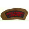 Royal Marines Commando Cloth Shoulder Title - British Military Insignia