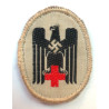 WW2 German Red Cross DRK Cloth Side Cap - Third Reich Insignia