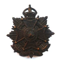 The Border Regiment Officer's Bronze Cap Badge