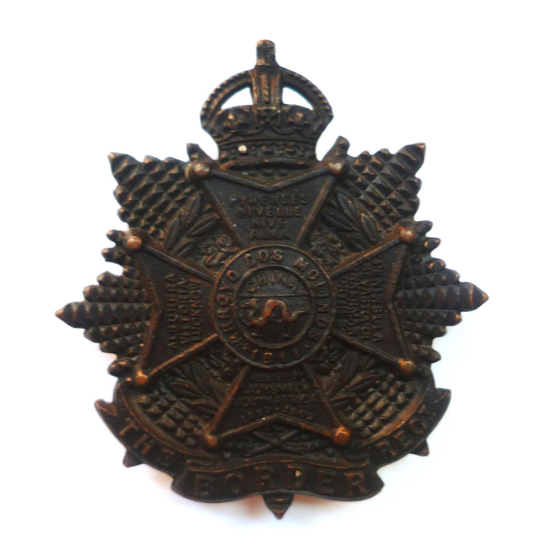 The Border Regiment Officer's Bronze Cap Badge