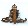 WW2 Royal Artillery Cap Badge - Rotating Wheel - British Military Insignia