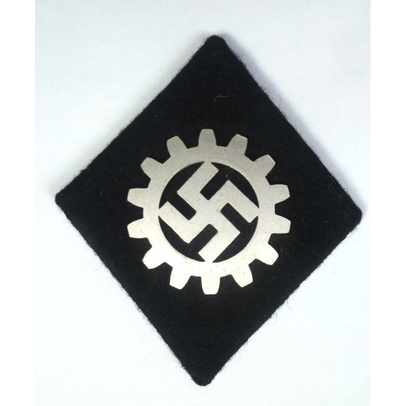 German DAF Sleeve Diamond With RZM Label - Third Reich Insignia