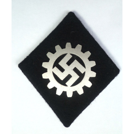 German DAF Sleeve Diamond With RZM Label - Third Reich Insignia
