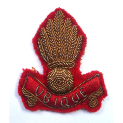 Early Royal Artillery Bullion Side Cap Badge - British Military Insignia
