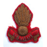Early Royal Artillery Bullion Side Cap Badge - British Military Insignia