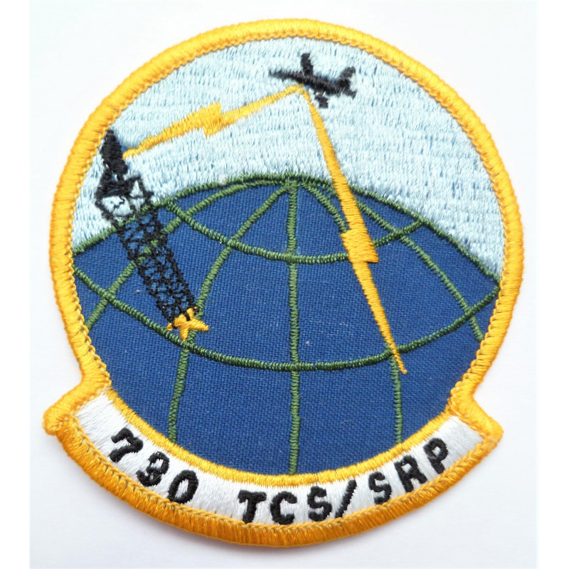 United States 730th Tactical Control Squadron TCS/SRP Cloth Patch Badge USAF