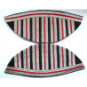 Unissued RAD Musicians "Swallows Nest" Pair - Third Reich Insignia