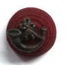 Kings Royal Rifle Corps Officer's Service Dress Cap Boss badge - British Military Insignia