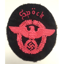 WW2 German Fire Service Arm Patch- Spock