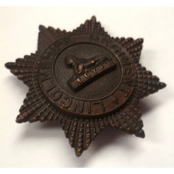 Lincolnshire Regiment Officers Bronze Cap Badge - British Military Insignia