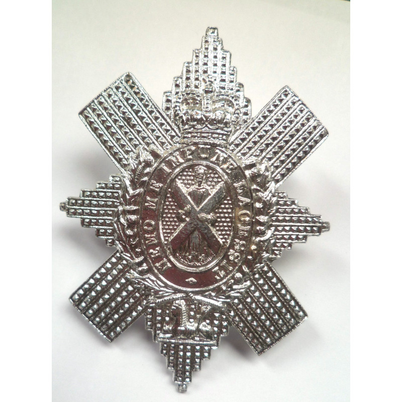 Royal Highlanders (Black Watch) Staybrite Cap/Glengarry Badge - British Military Insignia