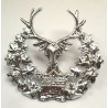 Gordon Highlanders Staybrite Cap/Glengarry Badge - British Military Insignia