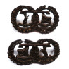 WW1 Argyll & Sutherland Highlanders Officers Bronze Service Dress Collar Badges