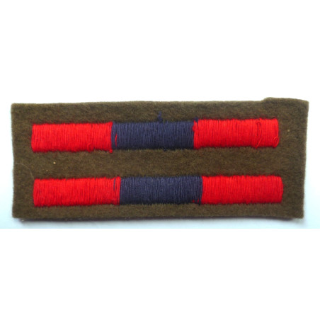 WW2 Royal Army Ordnance Corps Army Service Stripes Uncut - British Military Insignia
