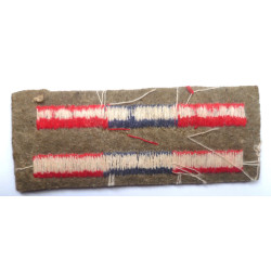 WW2 Royal Army Ordnance Corps Arm Of Service Stripes Uncut - British Military Insignia
