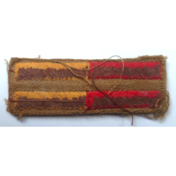 WW2 Royal Armoured Corps Arm Of Service Stripes Uncut - British Military Insignia