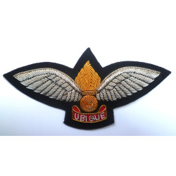 Air Observation Post Pilot: Royal Artillery Bullion Badge - British Military Insignia
