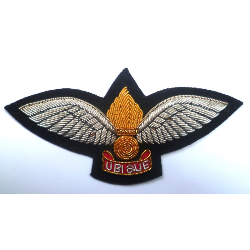 Air Observation Post Pilot: Royal Artillery Bullion Badge - British Military Insignia