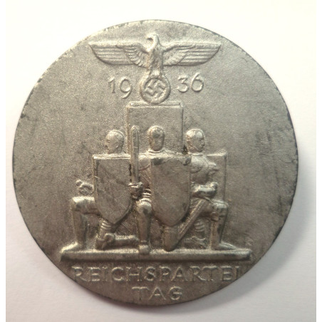 German Reichspartei Tag 1936 Tinnie - Third Reich Insignia