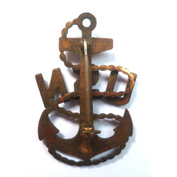 WW2 United States Navy Chief Petty Officers Cap Badge - United States